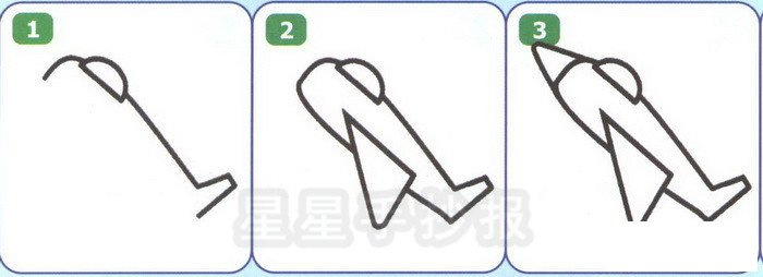 战斗机简笔画