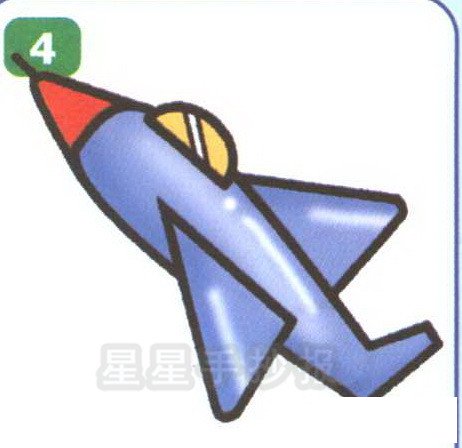 战斗机简笔画