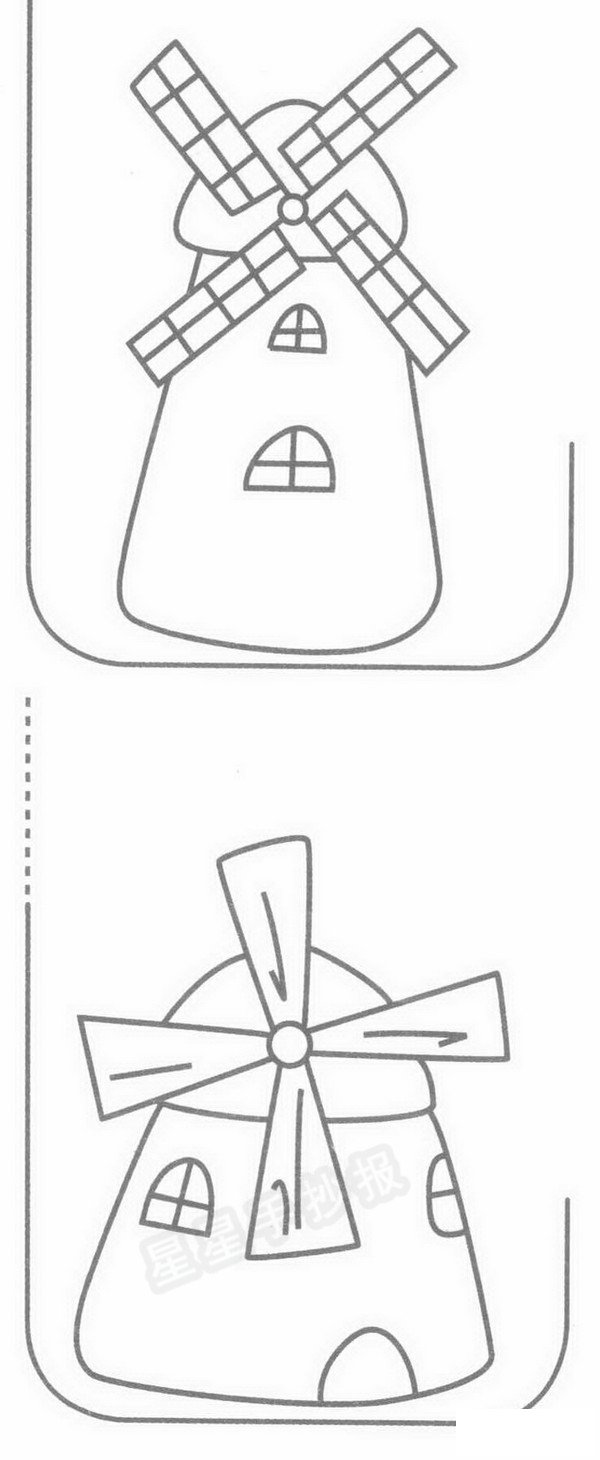 风车简笔画