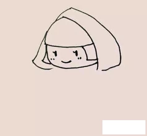 小红帽简笔画