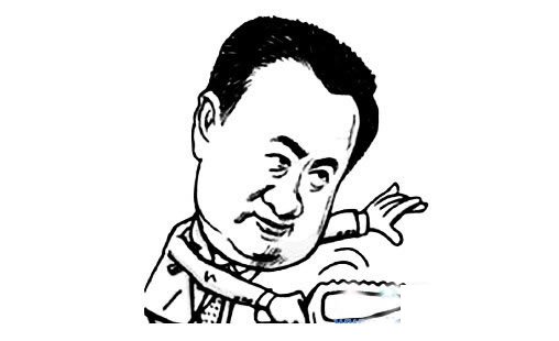 王健林头像漫画简笔画