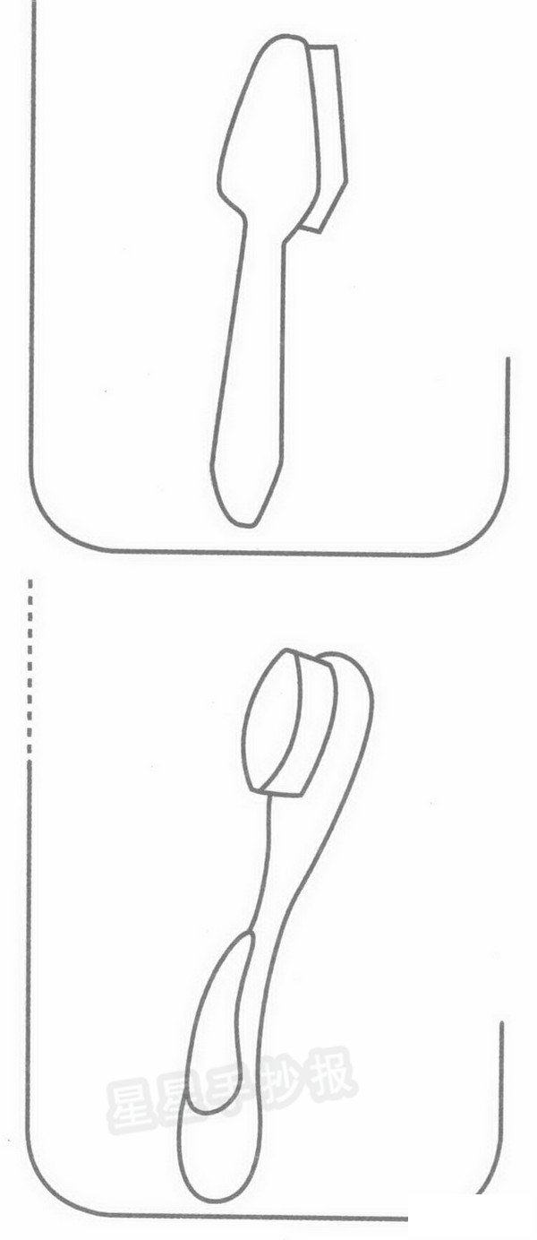 牙刷简笔画