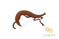 儿童简单画   吸血虫简笔画步骤图