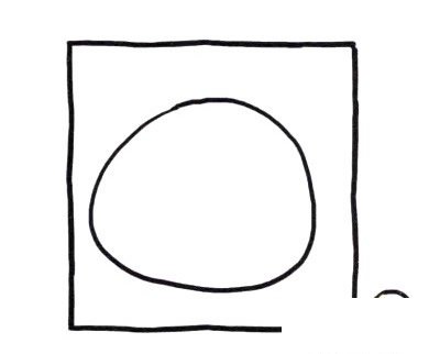 四步画出饭团简笔画图片
