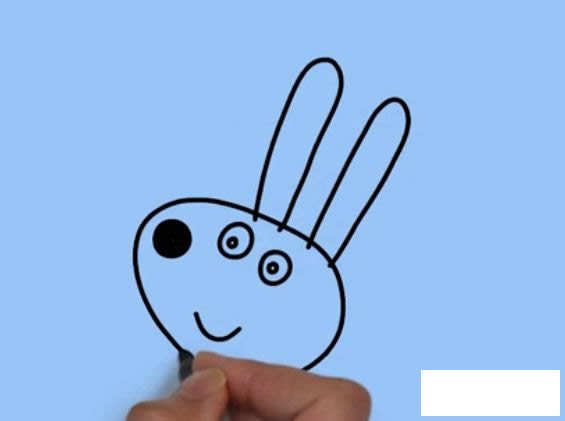 小兔瑞贝卡简笔画