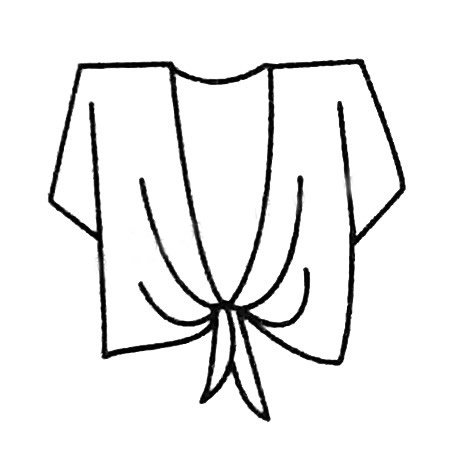服简笔画图片大全