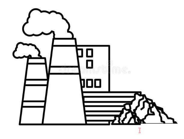 儿童工厂烟囱房简笔画怎么画简单漂亮