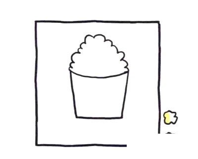 四步画出爆米花简笔画图片