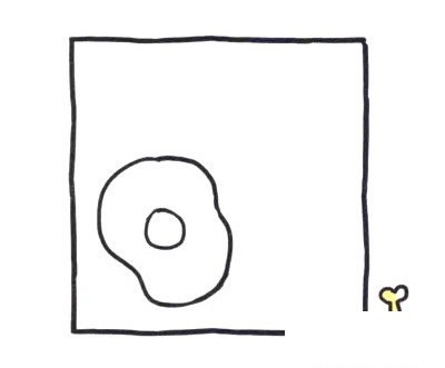 四步画出鸡腿简笔画图片