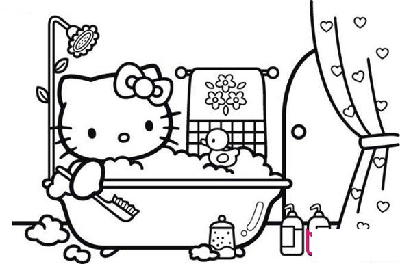Holle Kitty凯蒂猫简笔画大全