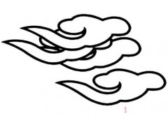 怎么画一片云朵简笔画图片简单好看