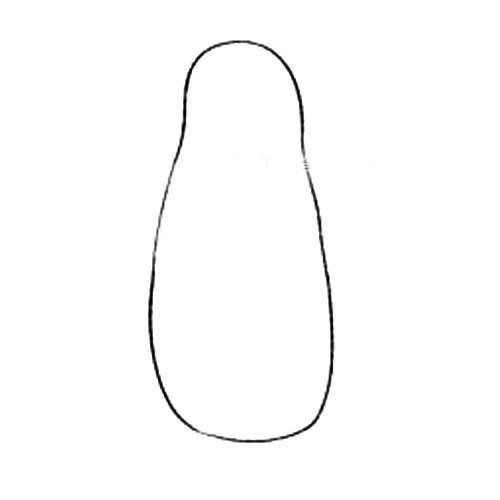 简笔画企鹅的画法步骤图片