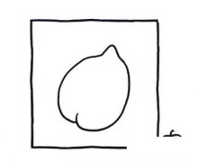 四步画出烤整鸡简笔画图片