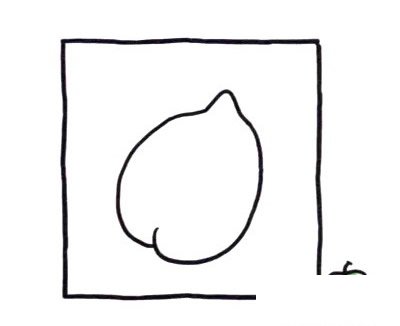 四步画出烤整鸡简笔画图片