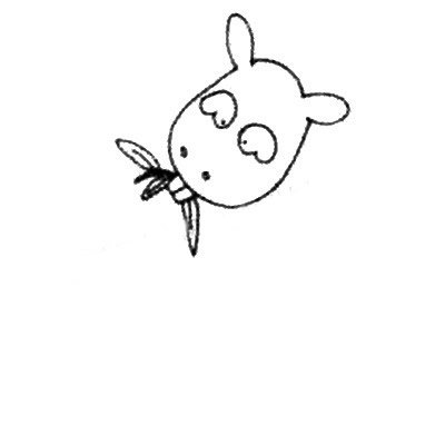 斑马简笔画图片