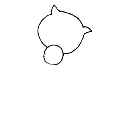 小猫咪简笔画图片