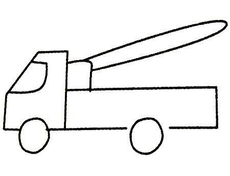吊车简笔画大全及画法步骤