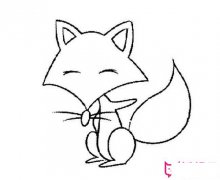 狐狸简笔画图片大全，简单的狐狸画法