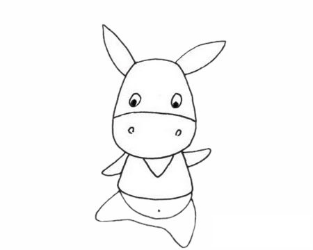 驴简笔画图片大全作品五