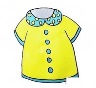 怎么绘画儿童衣服的画法带步骤图涂色简笔画教