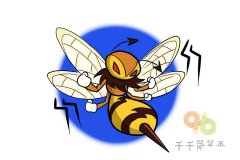 儿童简单画   黄蜂简笔画步骤图