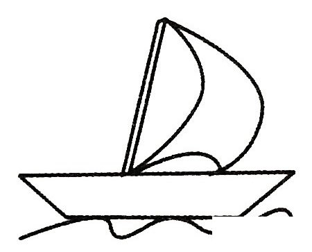 帆船简笔画大全及画法步骤