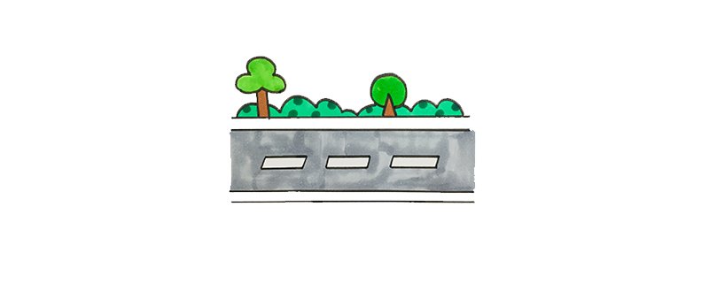 马路怎么画才漂亮