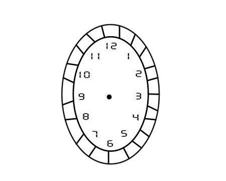 钟表简笔画图片