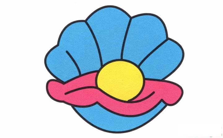 简笔画小贝壳的具体步骤图示