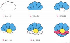 小贝壳简笔画画法_怎么画小贝壳的简笔画