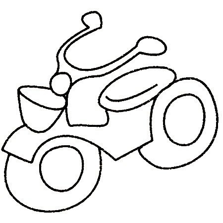 摩托车简笔画大全及画法步骤