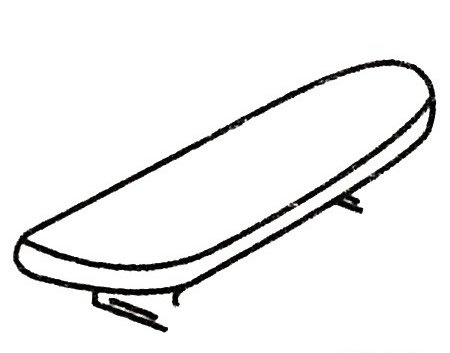 滑板简笔画大全及画法步骤