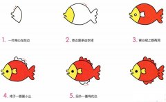 小鱼简笔画画法_怎么画小鱼的简笔画