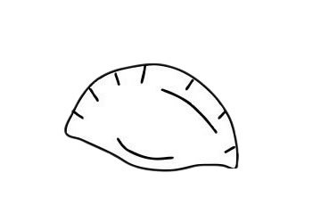 饺子简笔画图片