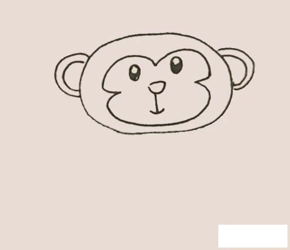 猴子简笔画