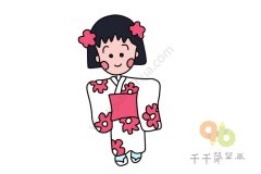 樱桃小丸子 小丸子简笔画