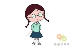 樱桃小丸子之小玉简笔画