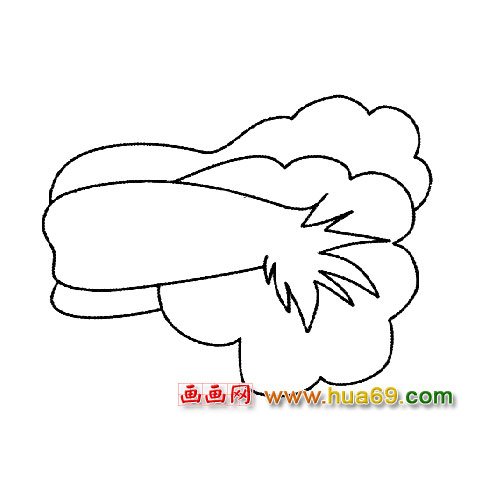 蔬菜简笔画│白菜3