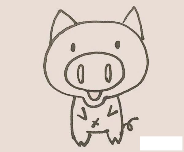 小猪简笔画图片