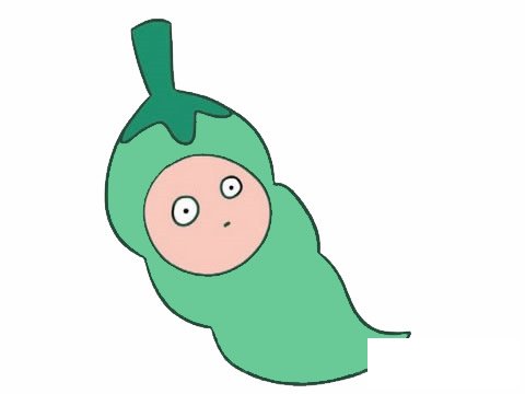豌豆简笔画图片