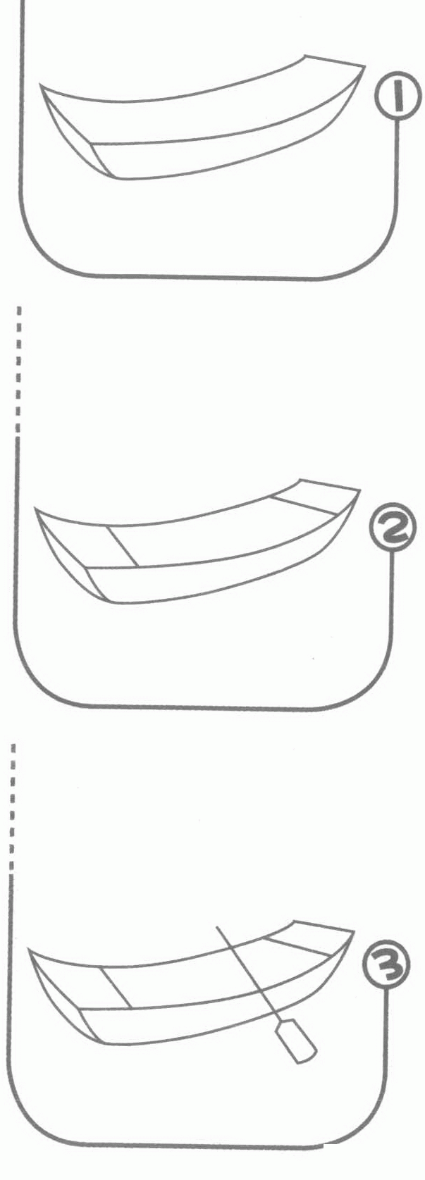 渔船简笔画