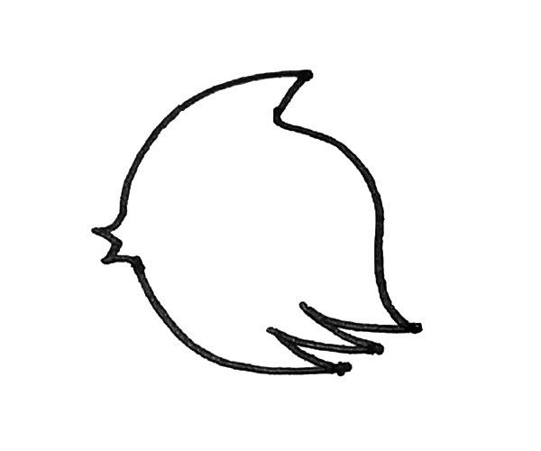 热带鱼简笔画