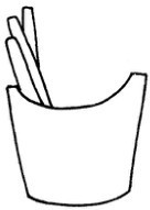 薯条简笔画