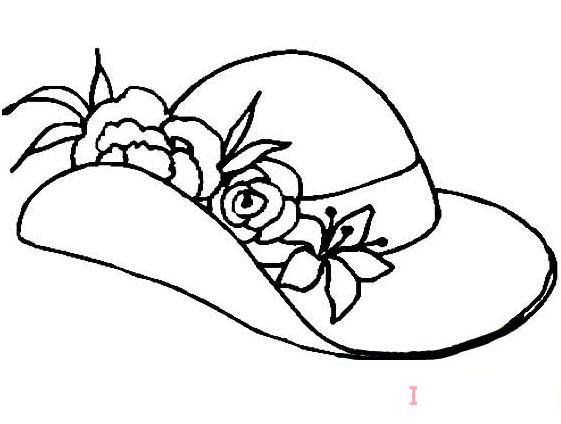 女士漂亮礼帽怎么画简笔画教程简单好看