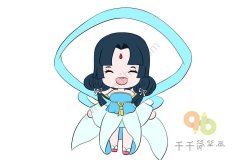 浪荡乾坤柳仙儿简笔画步骤图