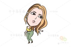 漫威系列人物角色 梅帕克简笔画