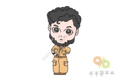 漫威角色尤利西斯克劳简笔画