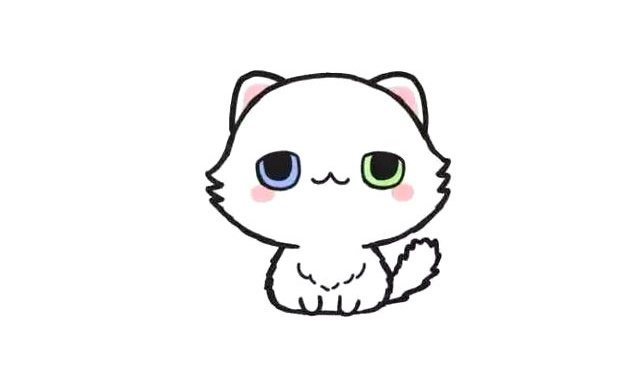 波斯猫简笔画