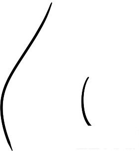 搞怪的树简笔画