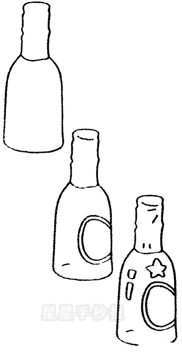 啤酒简笔画